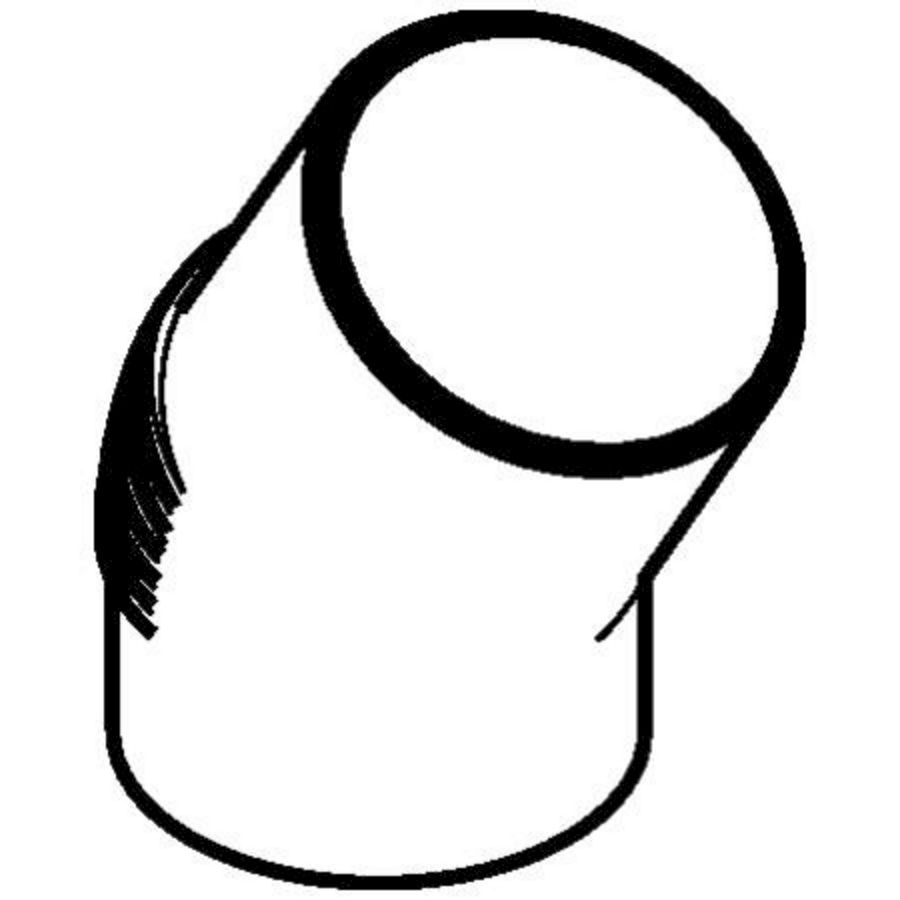 Bocht 30° 75mm polyethyleen (PE) Silent-db20 geluidsarm