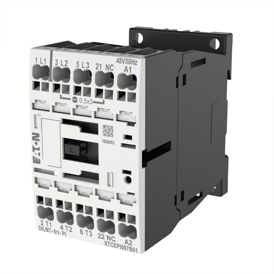 Contactor,3kW/400V,AC-operated