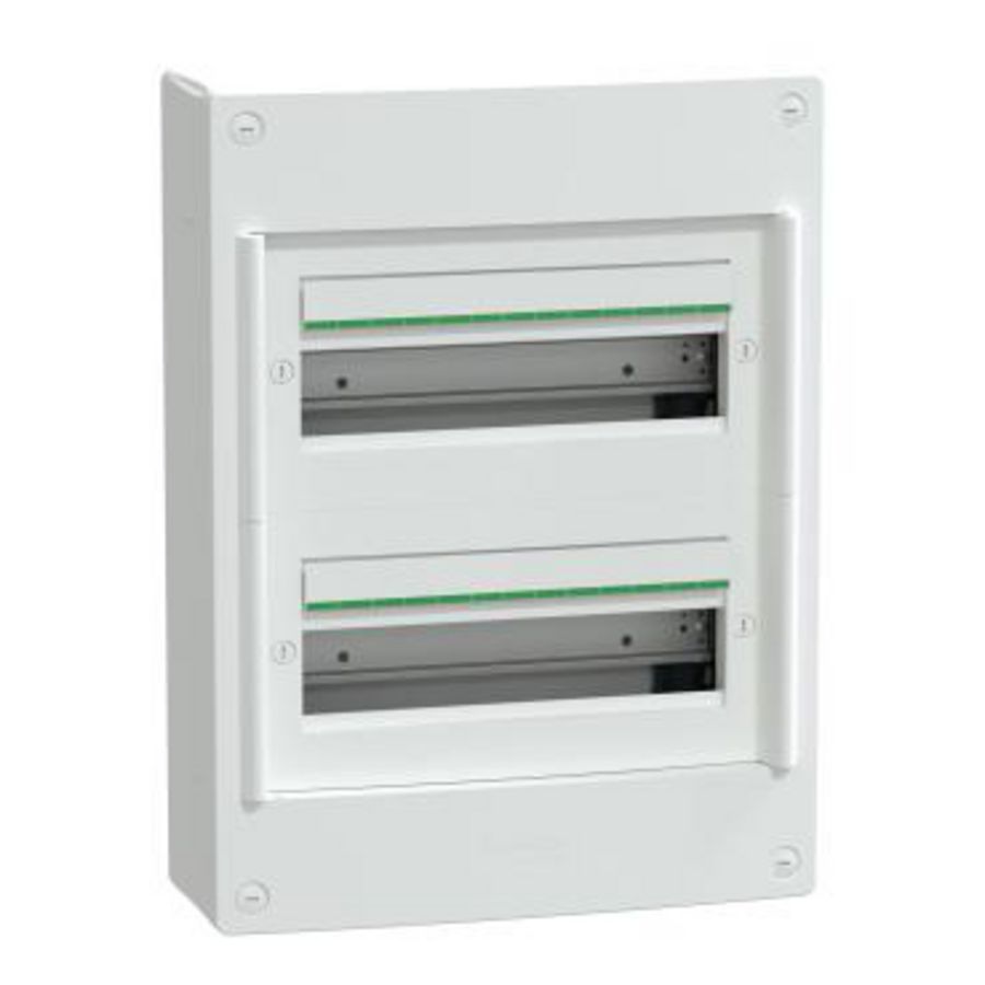 PrismaSeT XS, Modulaire verdeler, Opbouw, 2x13 modules, Aard