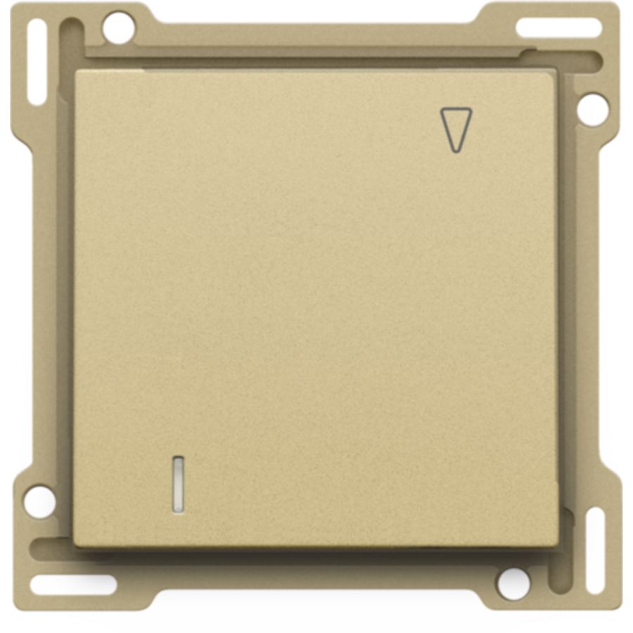 Afwerkingsset hotelkaartschakelaar gold coated