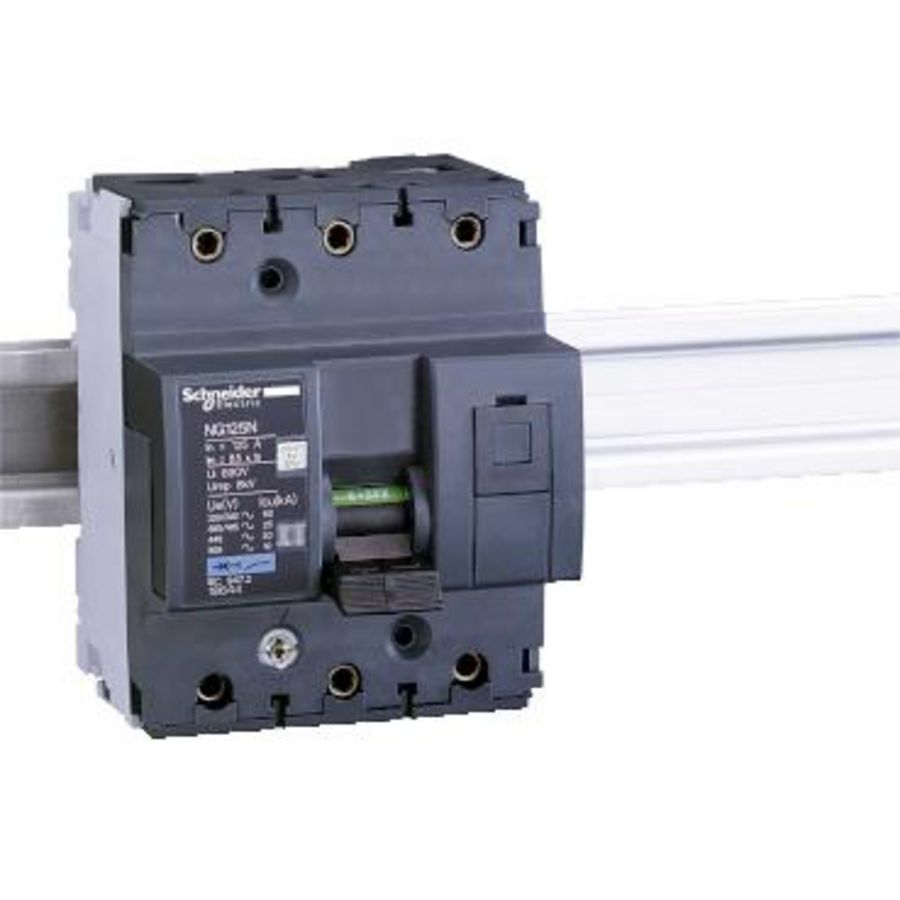Installatieautomaat 3-polig In= 100A C-karakteristiek NG125N