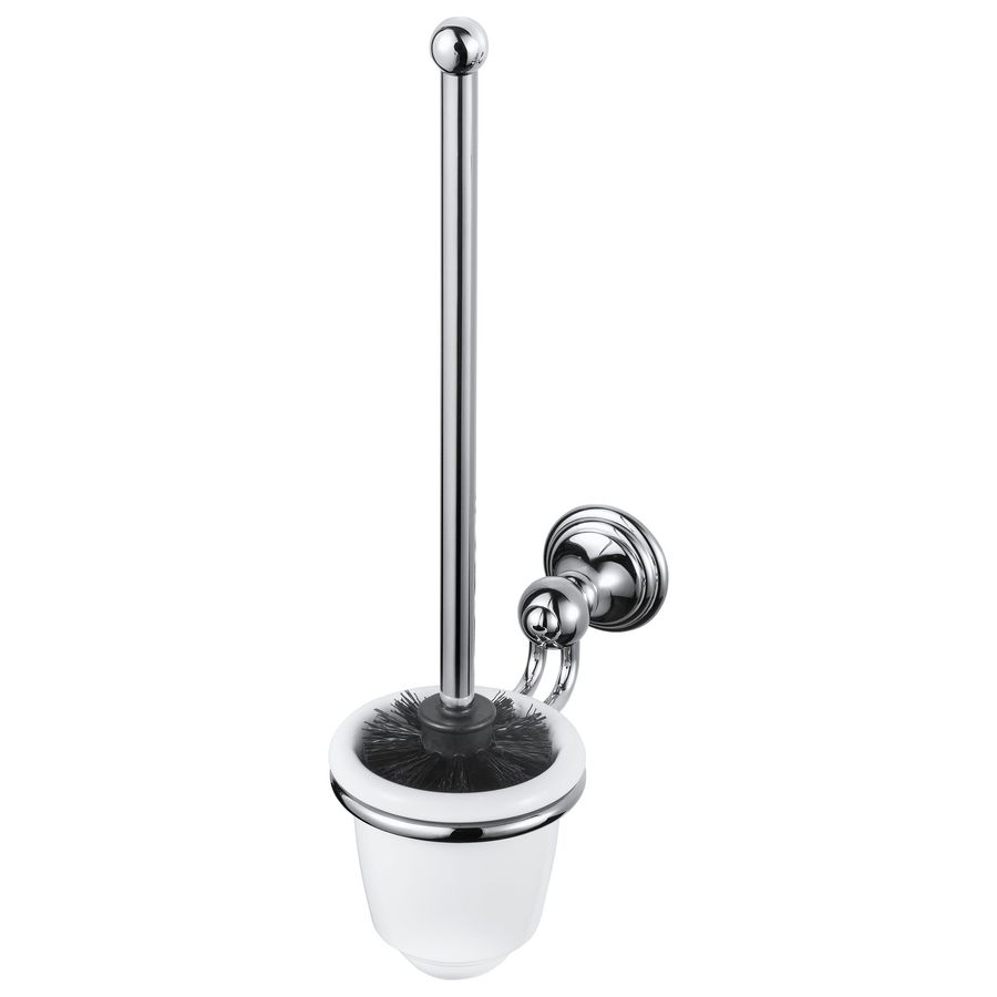 Closetborstelset chroom keramiek ALLURE