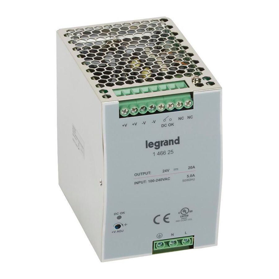 Voeding 1F 100-240VAC/24VDC 480W