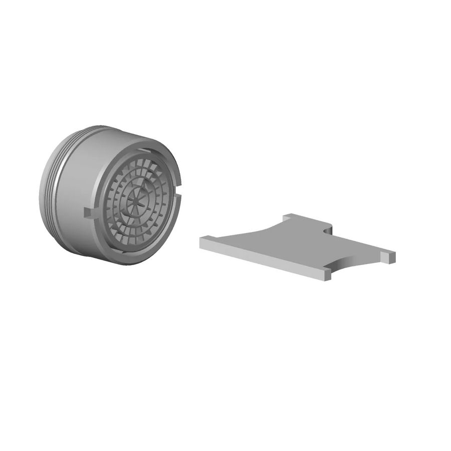 Perlator spleet M24x1 Platina gebors.