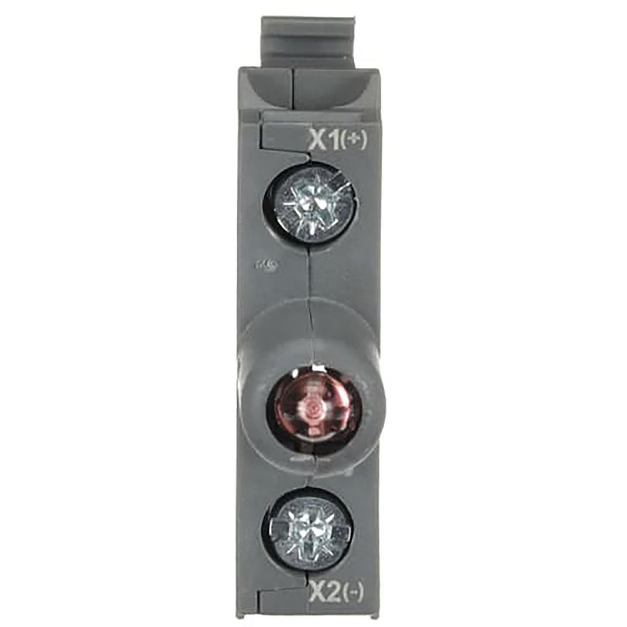 Verlichtingselement met LED rood bodem montage 12V DC