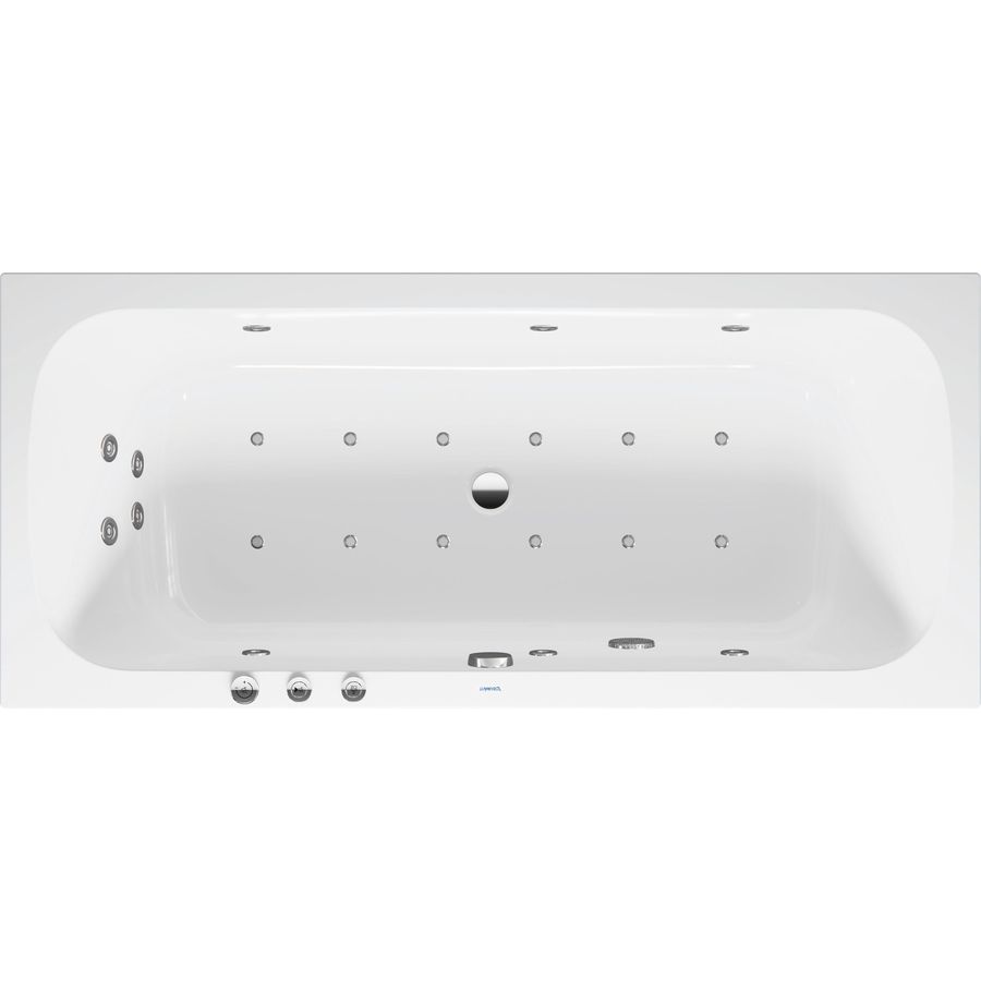Qatego Whirlbad Wit 1800x800x480mm 760614000CP1000