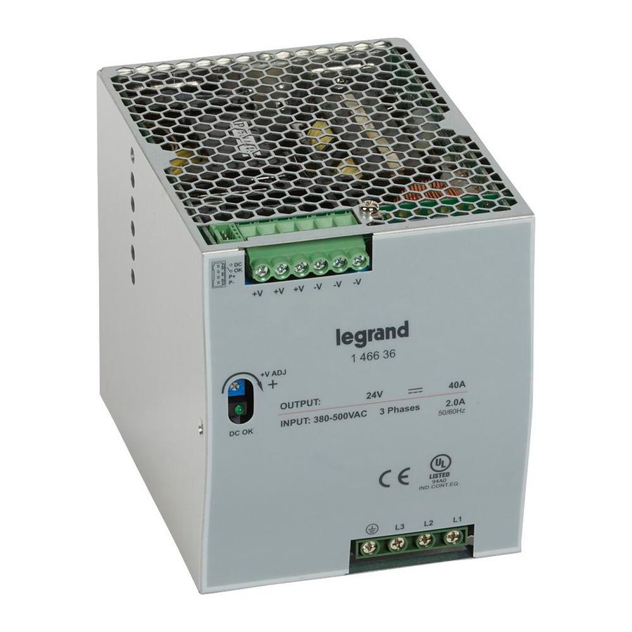 Voeding 3F 380-500VAC/24VDC 960W