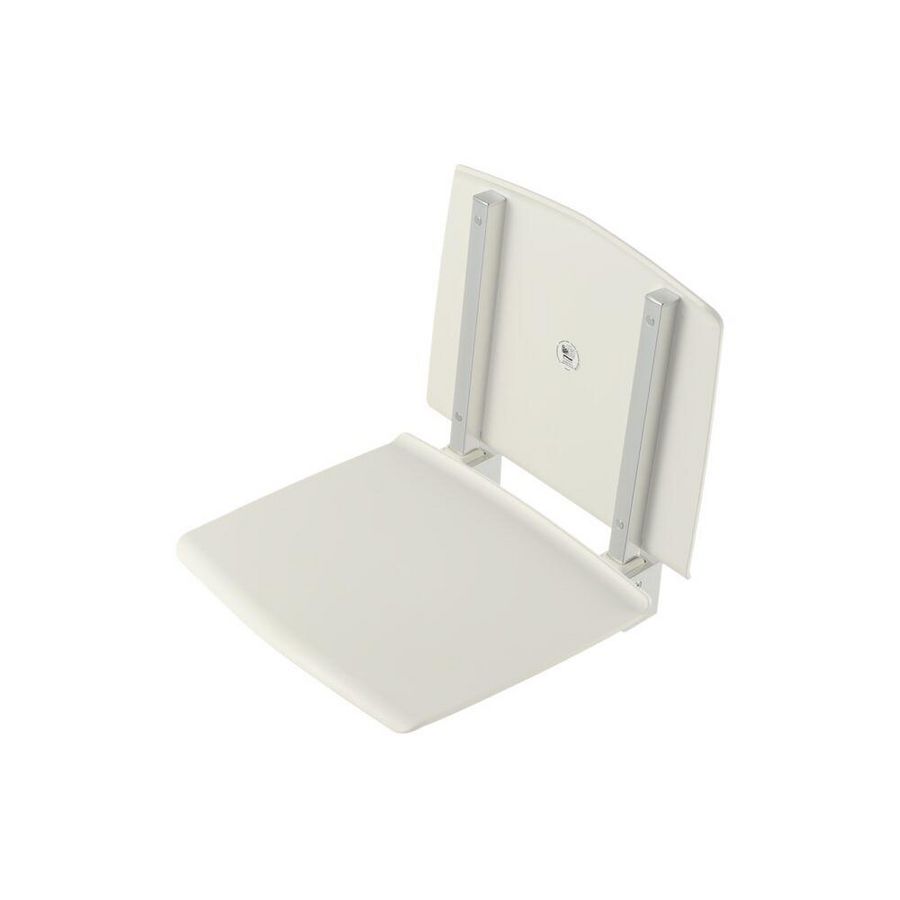 Douchezitje 325x344mm wit opklapbaar COMFORT & SAFETY
