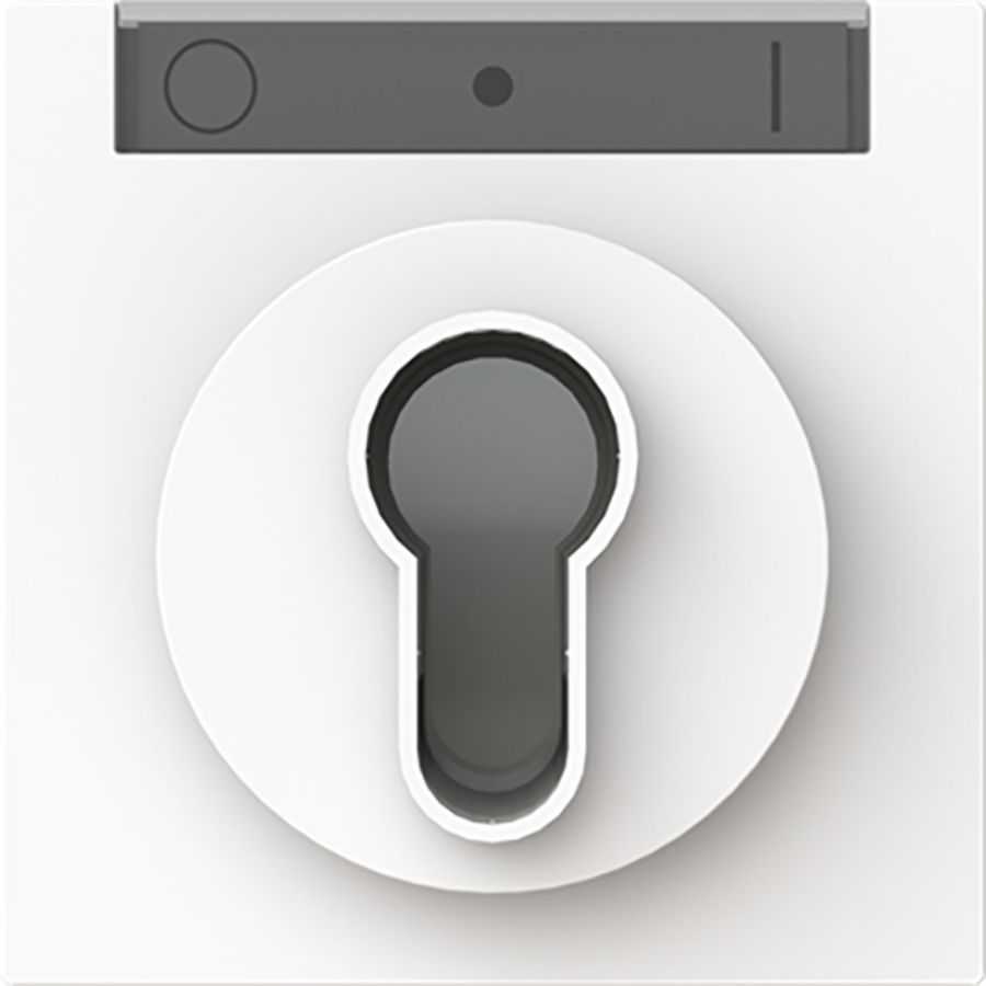 Centraalplaat slot art-matwit (1755 SL/PZ-44M)