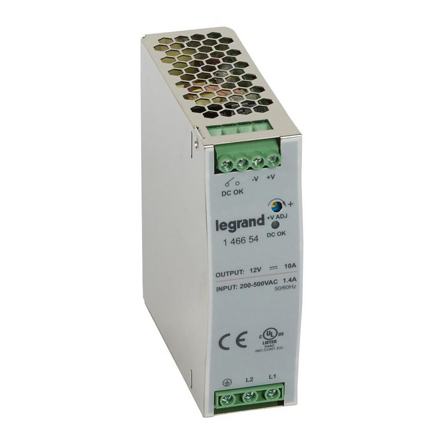 Voeding 1/2F 200-500V/12VDC 120W