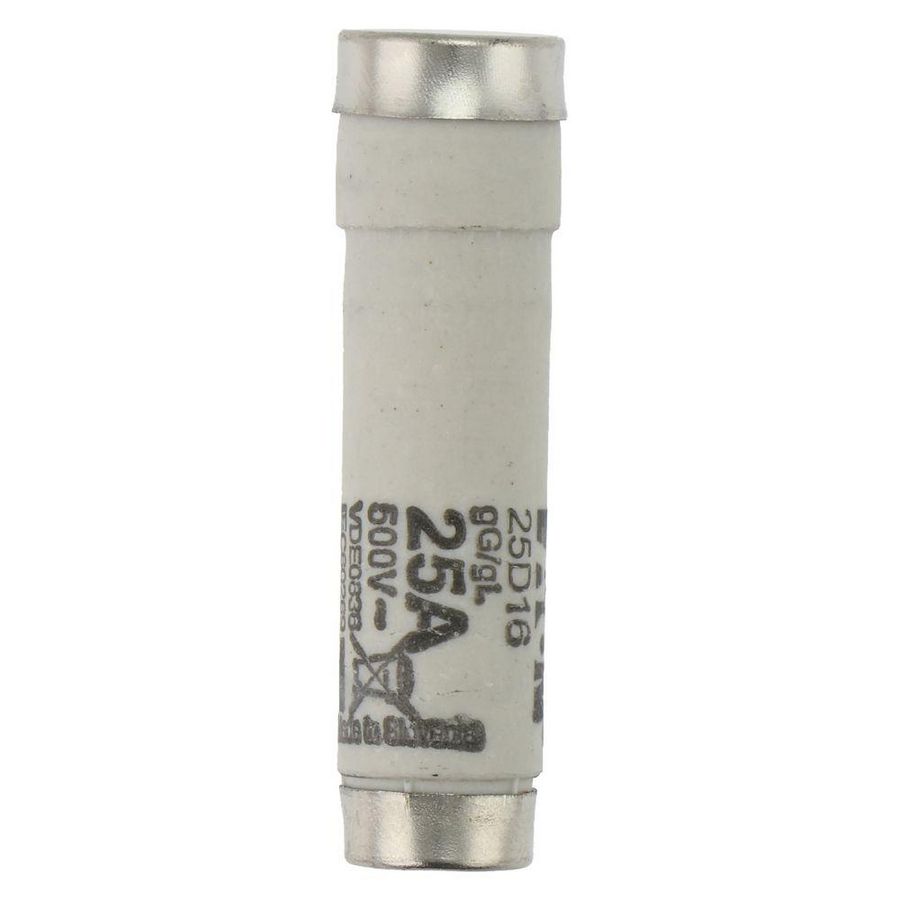 Zekering laagspanning 25A AC 500V D1 gL/gG IEC traag VVE=10