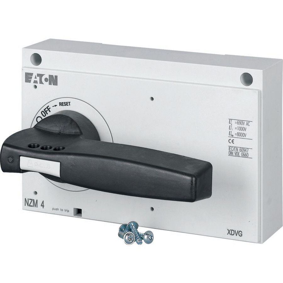 Draaibediening schakelaar incl. knop NZM4-XDV zwart