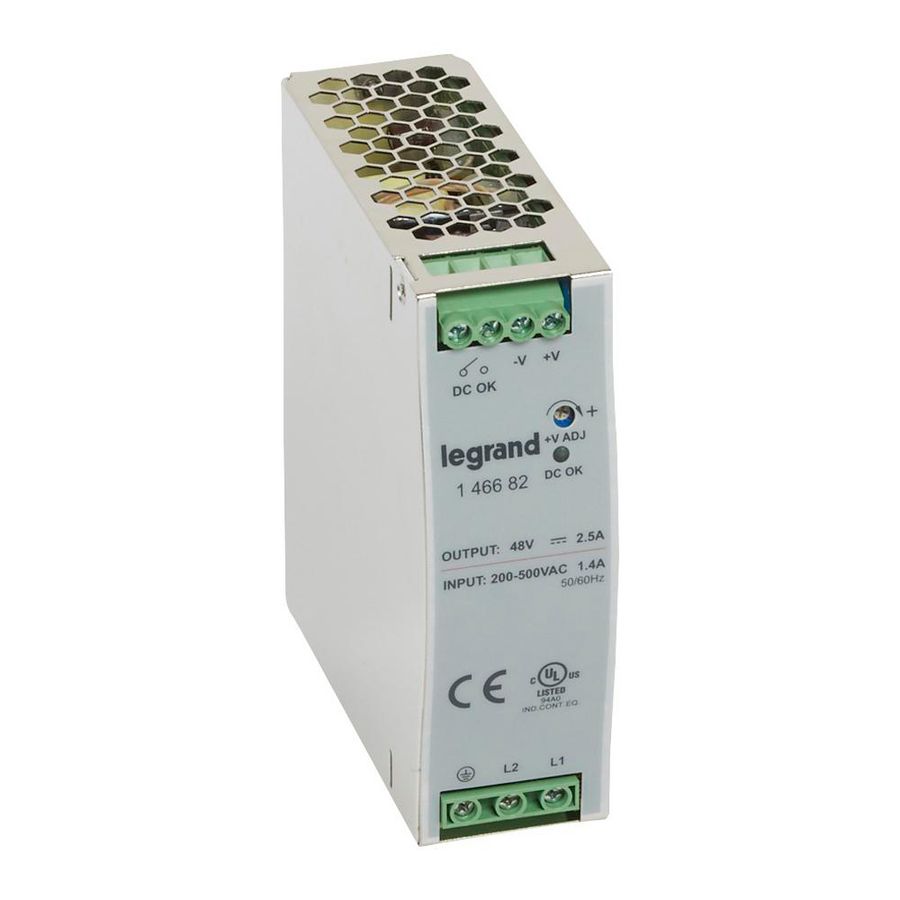 Voeding 1/2F 200-500V/48VDC 120W