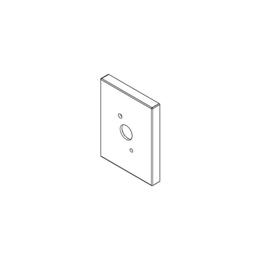 Rozet 78x60x9x14mm chr
