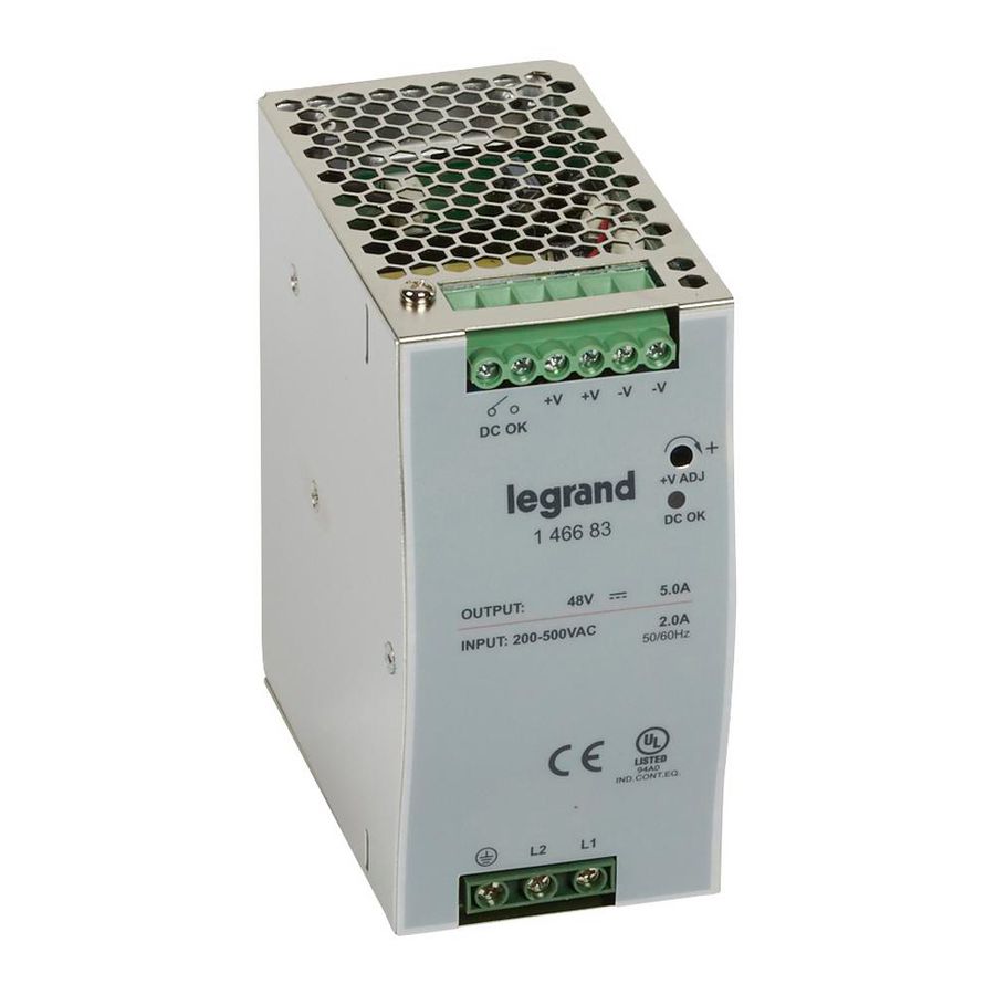 Voeding 1/2F 200-500V/48VDC 240W