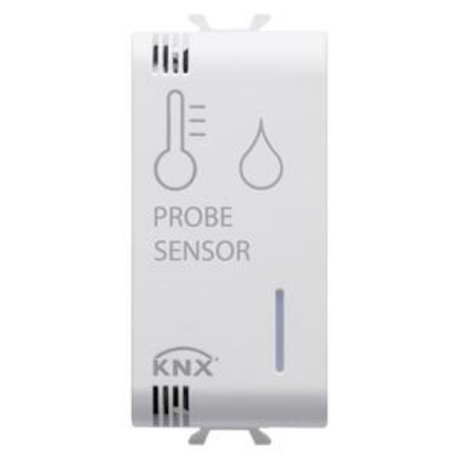 KNX/EASY TEMPERATURE/HUMIDITY SENSOR-1 MODULE-SATIN WHIT