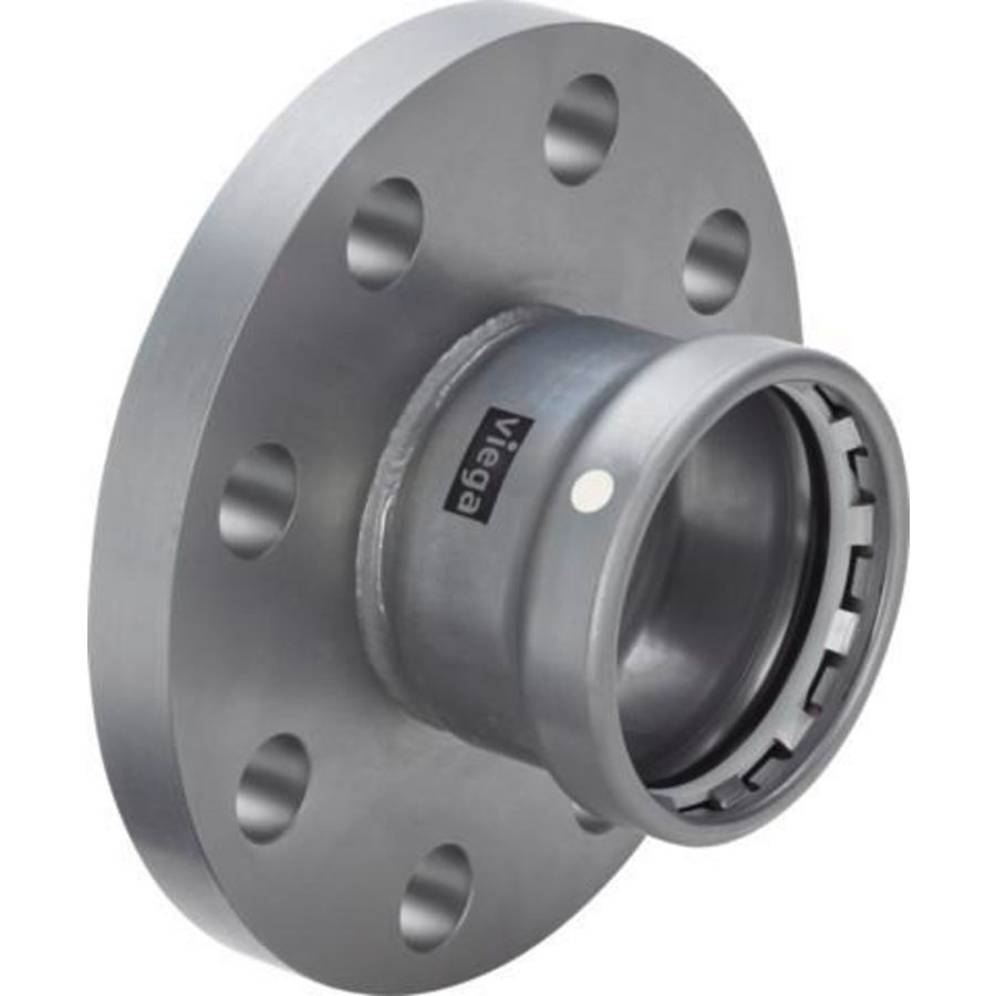 Flensovergang MEGAPRESS-S-XL 2.1/2" steek 145mm 8 gat PN10/16 4259XL