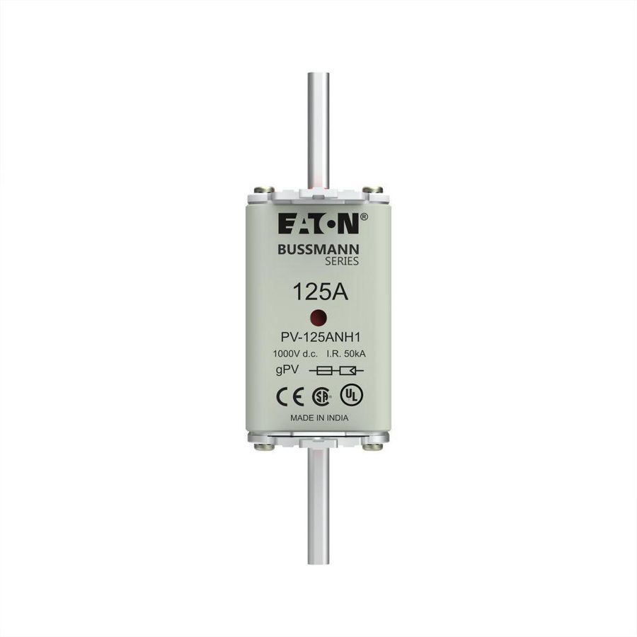 Zekering h. snelheid 125A 1000V 50kA NH1 gPV UL PV UL VVE=3