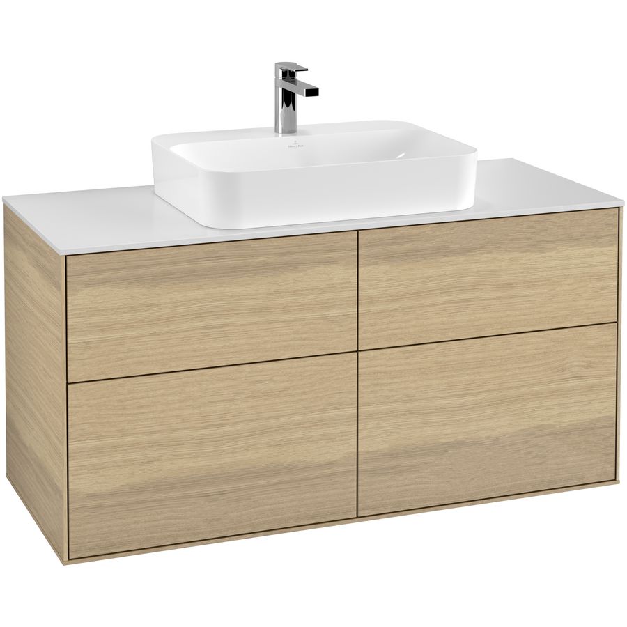 Wastafelonderkast Finion 1200x603x501mm Oak Veneer G38100PC