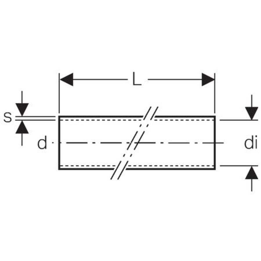 Rol a 15mtr. isolatieslang tbv buis 135mm Silent-db20 geluidsarm