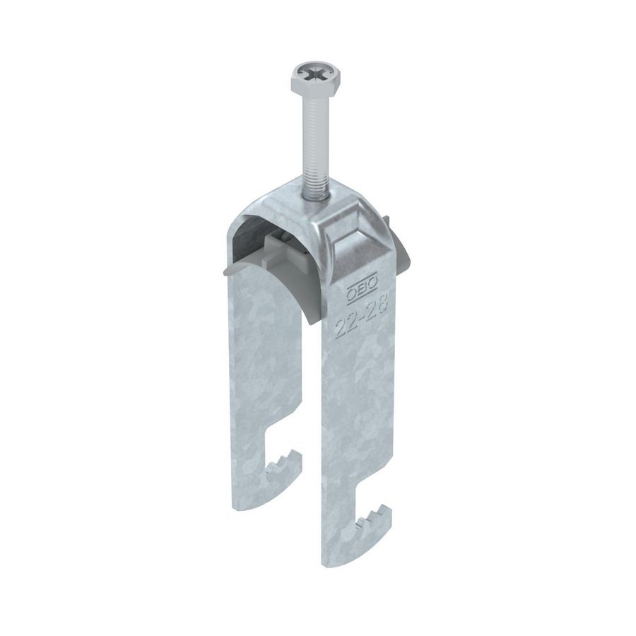 Beugelklem 2056 2-voudig 22-28mm staal thermisch verzinkt 1187621 VVE=50
