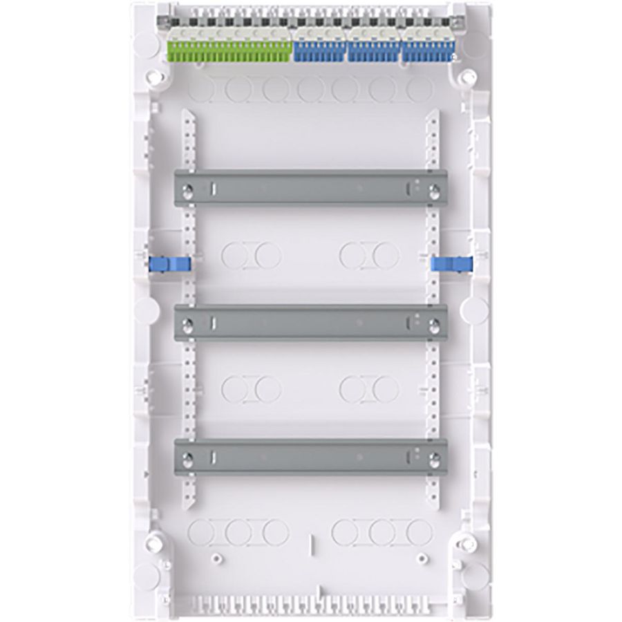 Installatiekast 36M 3R zonder deur RAL9016 AK636N3
