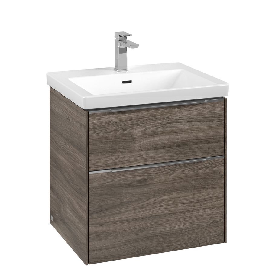 Wastafelonderkast Subway 3.0 572x576x478mm Stone Oak C578L0RK