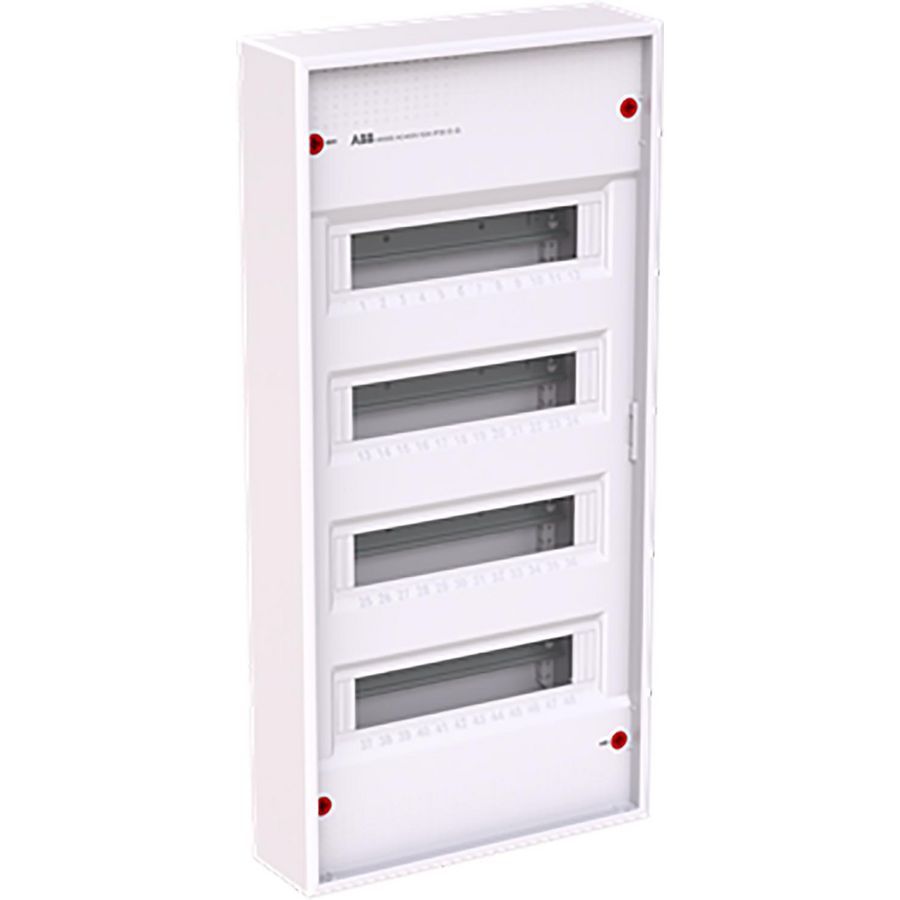 Installatiekast 48M 4R zonder deur RAL9016 AK648N4