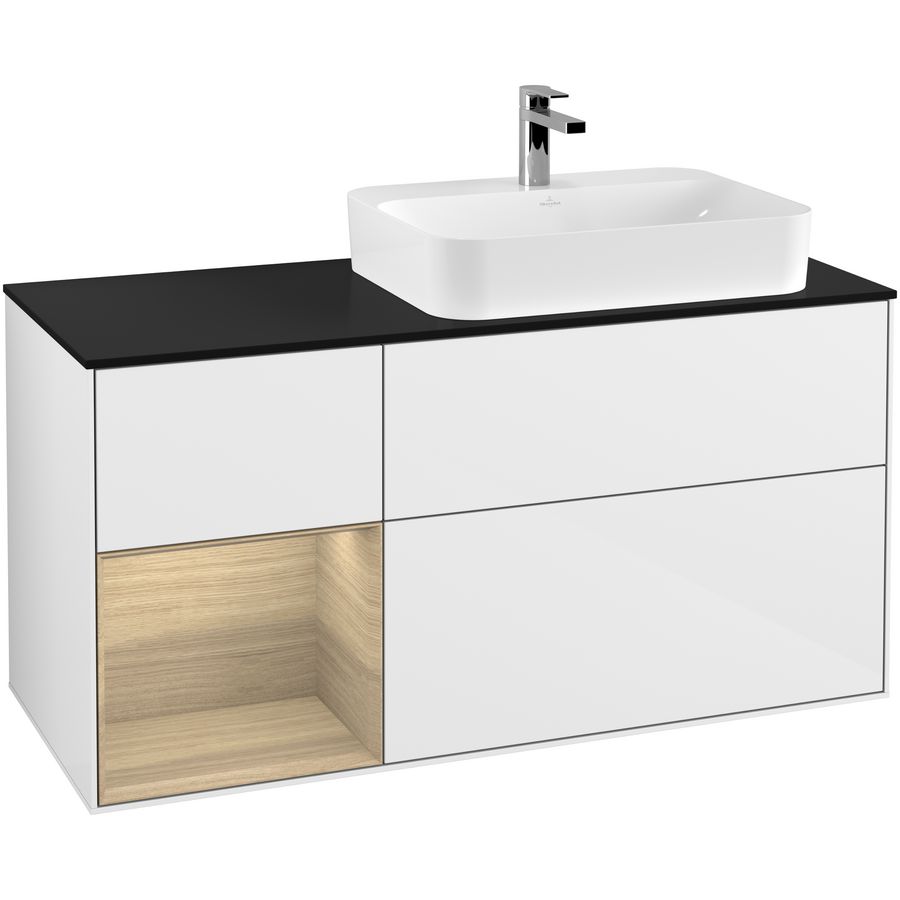 Wastafelonderkast Finion 1200x603x501mm G.White.L G392PCGF
