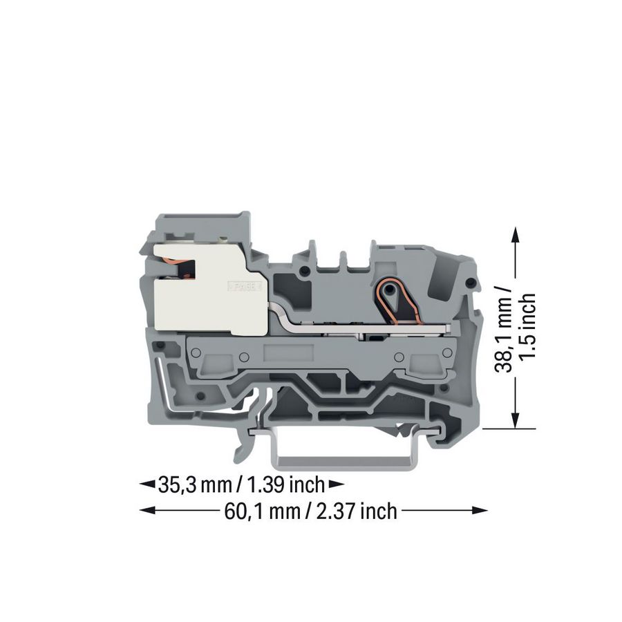 1-draads potentiaalvereffeningsklem 16mm² 2016-7111 VVE=25