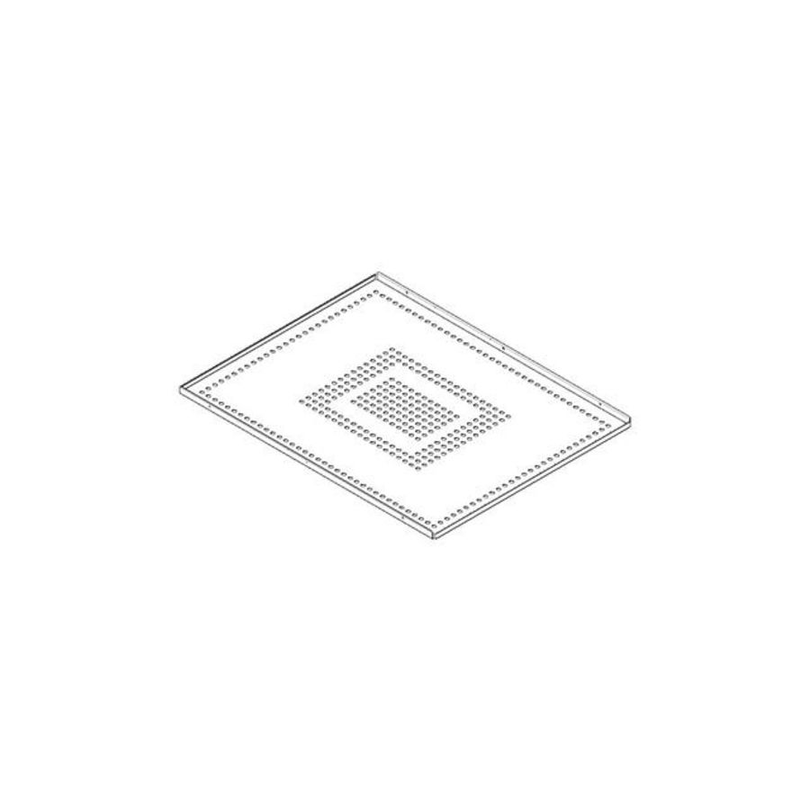 SENSORY SKYᴬᵀᵀ Afdekplaat 790x610x22mm RVS gebors.