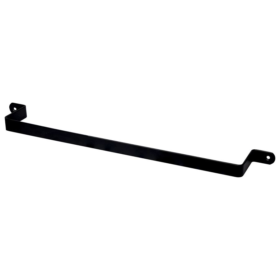 Gastenhanddoekhouder mat zwart rvs 34cm IXI