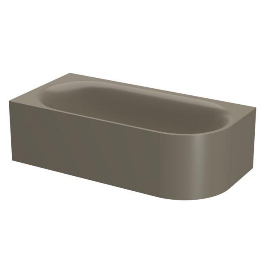 Bad BetteLux Oval IV Silhouette 1950×950mm Graphite