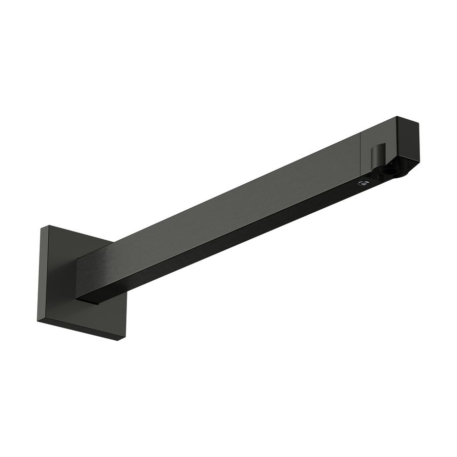 Douche-aansluitstuk douchearm E 39 cm Brushed Black Chrome