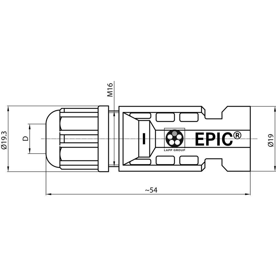 Connector EPIC SOLAR 4 M 4 . 6 mm2 VVE=100