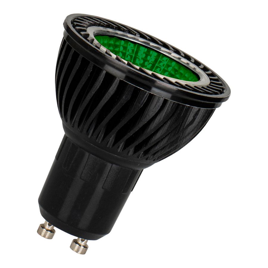 LED-lamp GU10 kleur PAR16 DIM 5.5W 50D groen