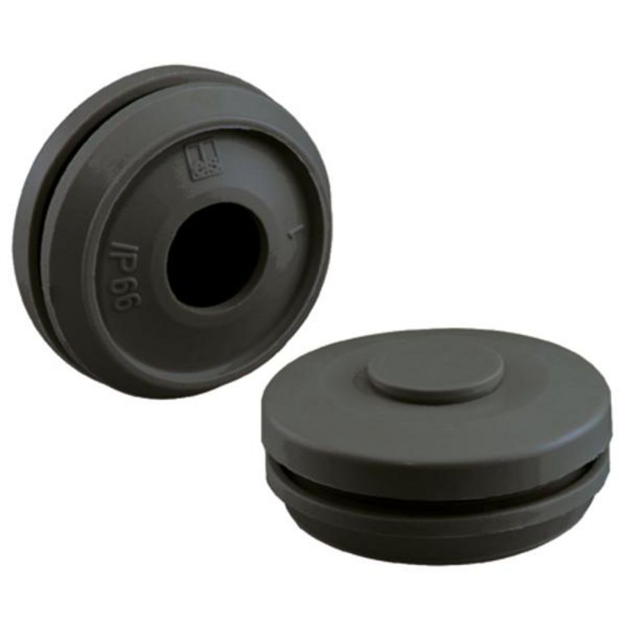 Dubbele membraaninvoeringen M20 diepzwart IP66 VVE=50