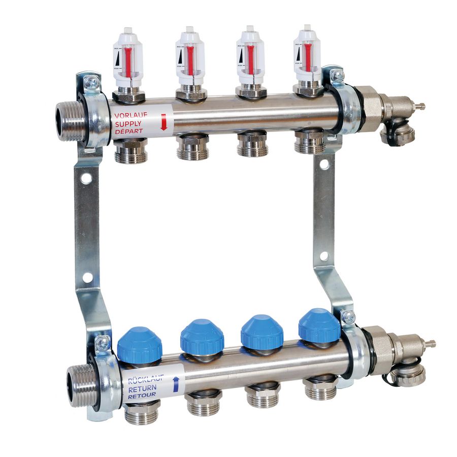 Verdeler vloerverw.HKV2013A-50-AFC 03 3 kr. Autom.flowregel.