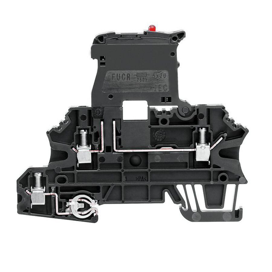 Zekeringskl schr.aansl zw 2.5mm² 6.3A 150 1163070000 VVE=50