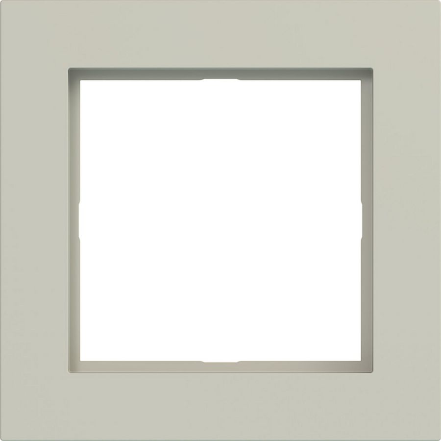 LED-afdekraam 1-voudig, A.1, pebble, mat