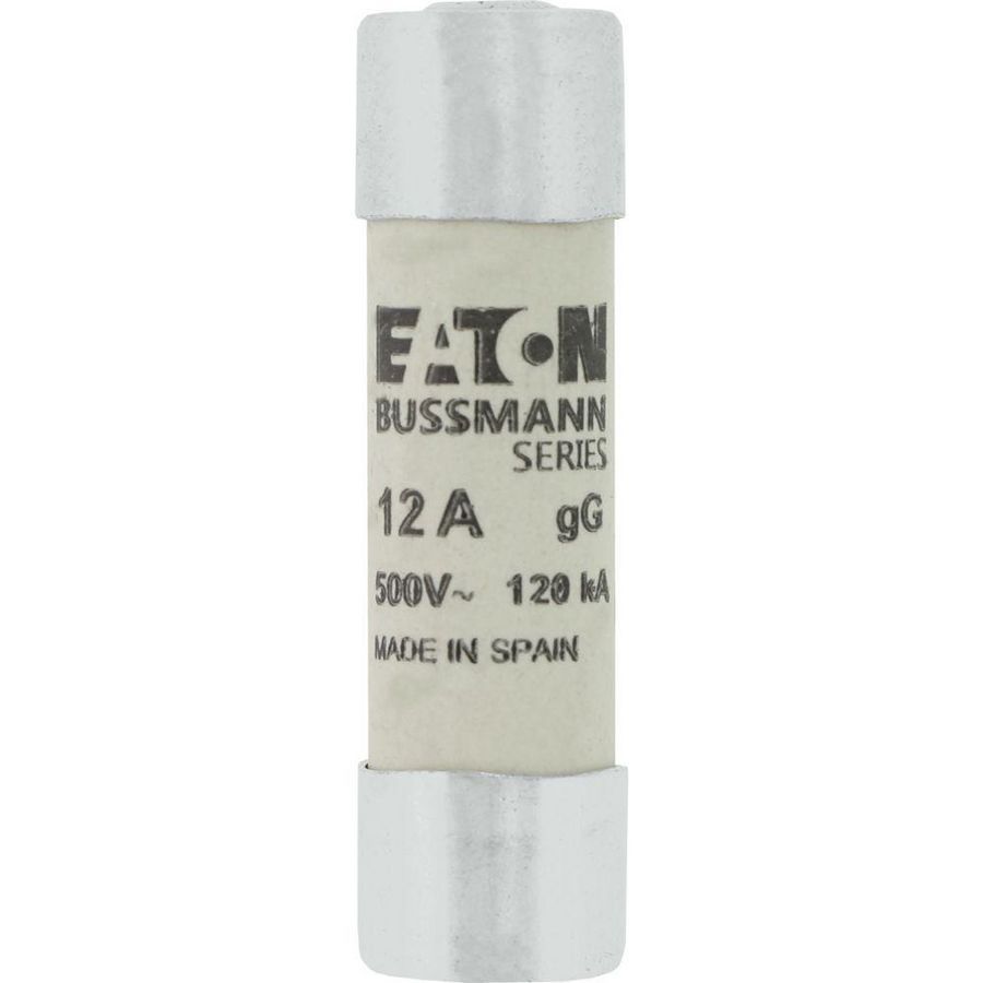 Zekering laagspanning 12A AC 500V 14x51 gL/gG met sl VVE=10