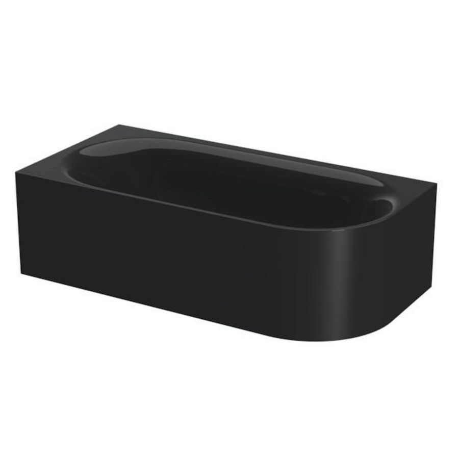 Bad BetteLux Oval IV Silhouette 1950×950mm Zwart