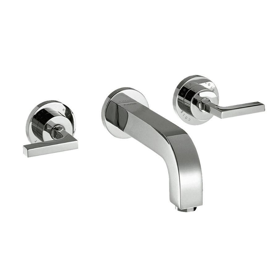 AXOR Citterio 3-gats wandmengkraan+lange uitl+rechte gr chroom 39147000