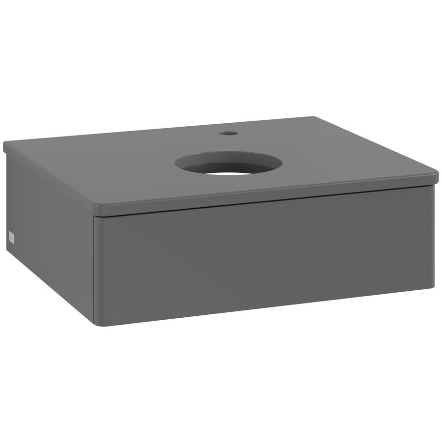 Wastafelonderkast Antao 600x190x500mm Antr. Matt Lacquer K07050GK