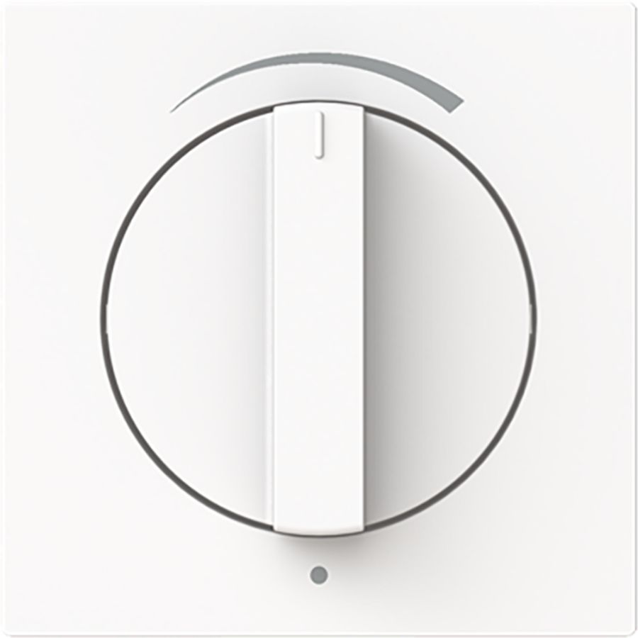 Centraalplaat met greep volume art-matwit (1740 DR/03-44M)