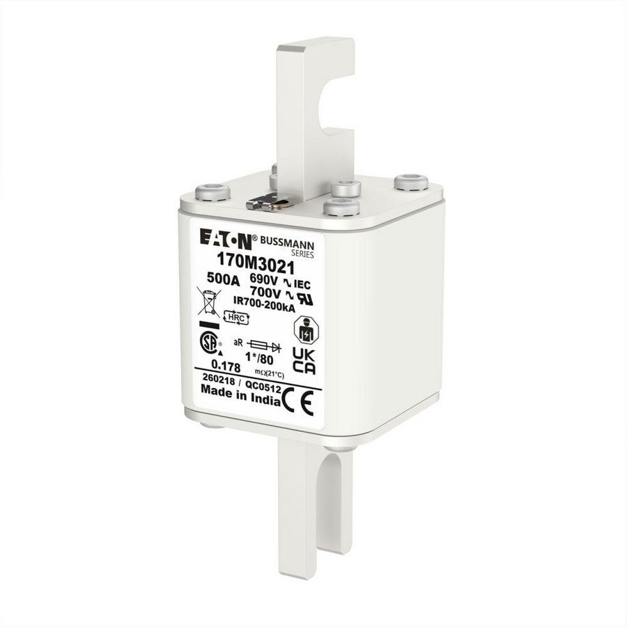 Zekering h. snelheid 500A AC 690V 200kA compact 1 45x VVE=6