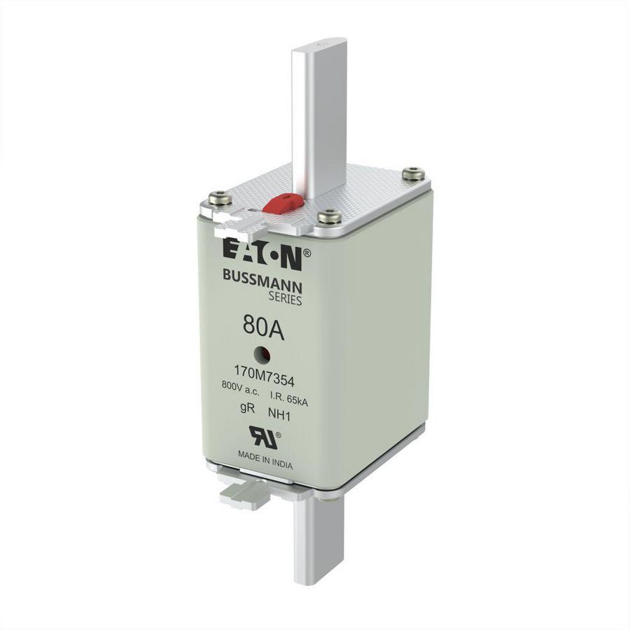 Zekeringelement FUSE 80A 800V HS AC gR SIZE 1 DUAL IND VVE=3
