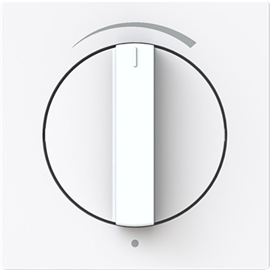 Centraalplaat met greep volume art-wit (1740 DR/03-44G)