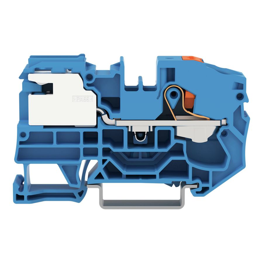 1-draads N-scheidingsklem 16 mm² Push-in blauw VVE=25