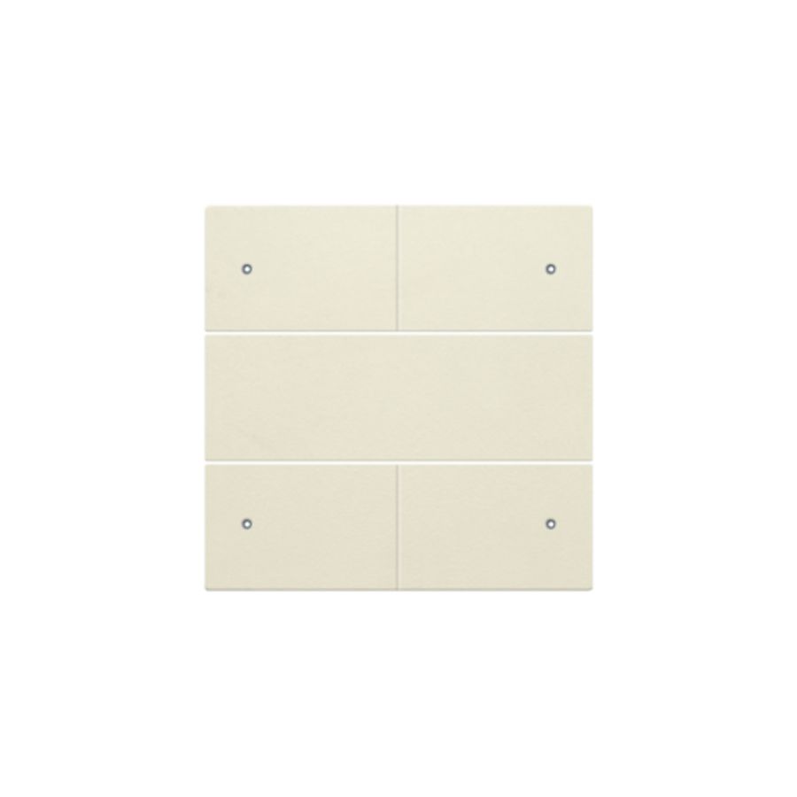 Afwerkingsset 4-voudige pot.vrij knop 24V Led cream